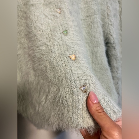 Free People | Celeste Cardi - Seafoam - Picture 8 of 9